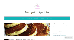 Desktop Screenshot of monpetitrepertoire.com